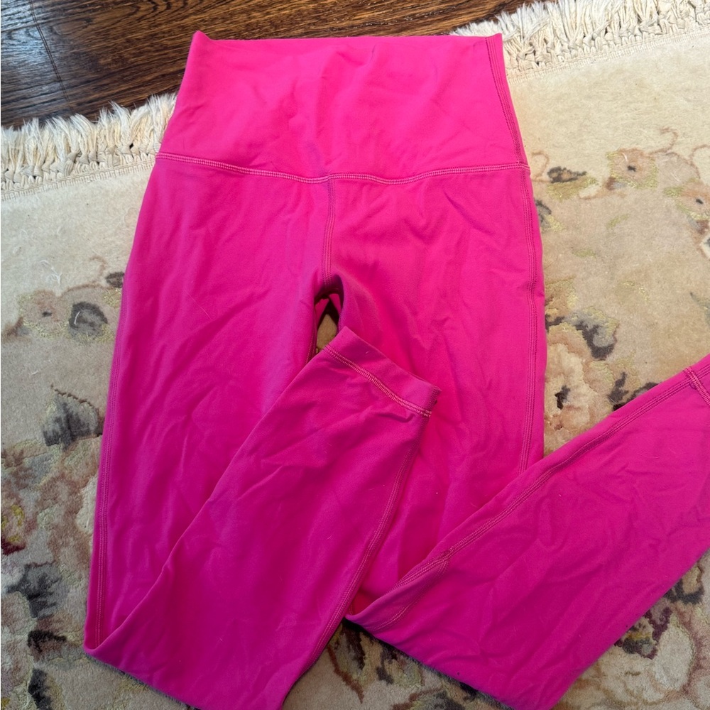 LuluLemon Pink Leggings 28”